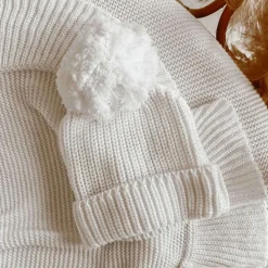 Beanies|Winter Hats-Blossom & Pear Mini Knit Beanie