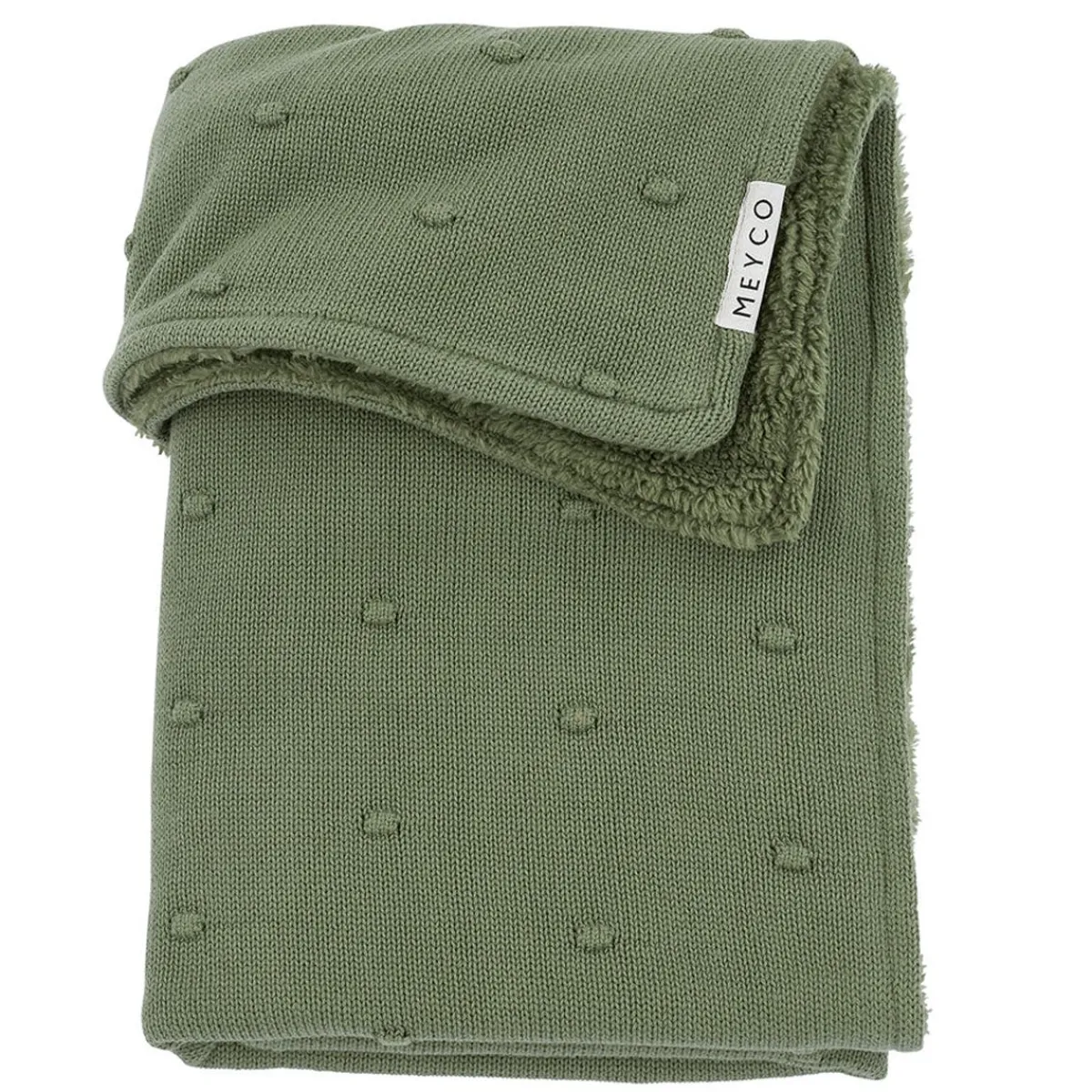 Blankets-Meyco Baby Mini Knots Teddy Crib Blanket