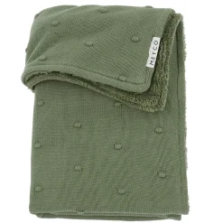 Blankets-Meyco Baby Mini Knots Teddy Crib Blanket