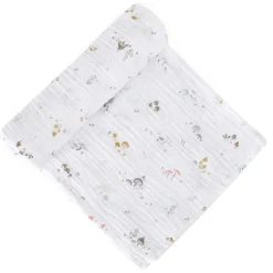 Blankets|Sleep Sacks + Wraps-Pehr Mini Mushroom Swaddle