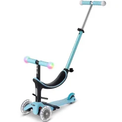 Ride-On Toys-Micro Scooters Mini2Grow Deluxe Magic LED Scooter