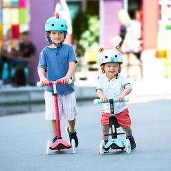 Ride-On Toys-Micro Scooters Mini2Grow Deluxe Magic LED Scooter