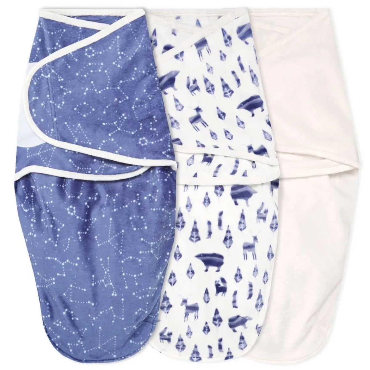 Blankets|Sleep Sacks + Wraps-aden + anais Minky Easy Swaddle Wrap (3 Pack)