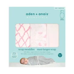 Blankets|Sleep Sacks + Wraps-aden + anais Minky Easy Swaddle Wrap (3 Pack)