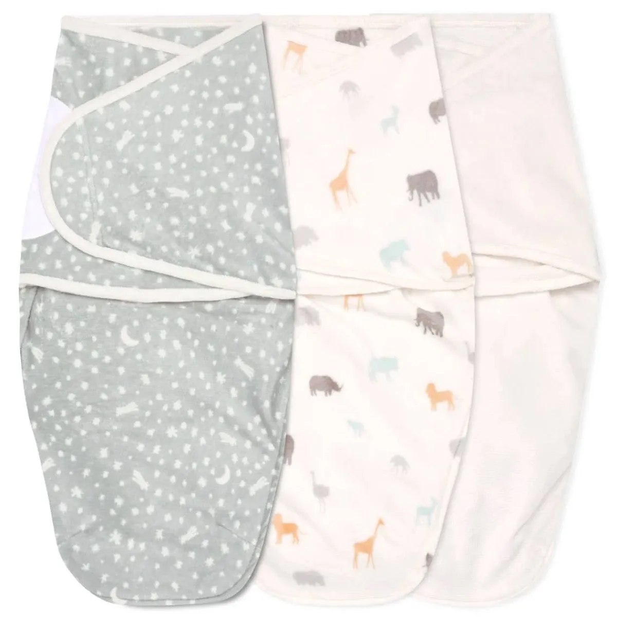 Blankets|Sleep Sacks + Wraps-aden + anais Minky Easy Swaddle Wrap (3 Pack)