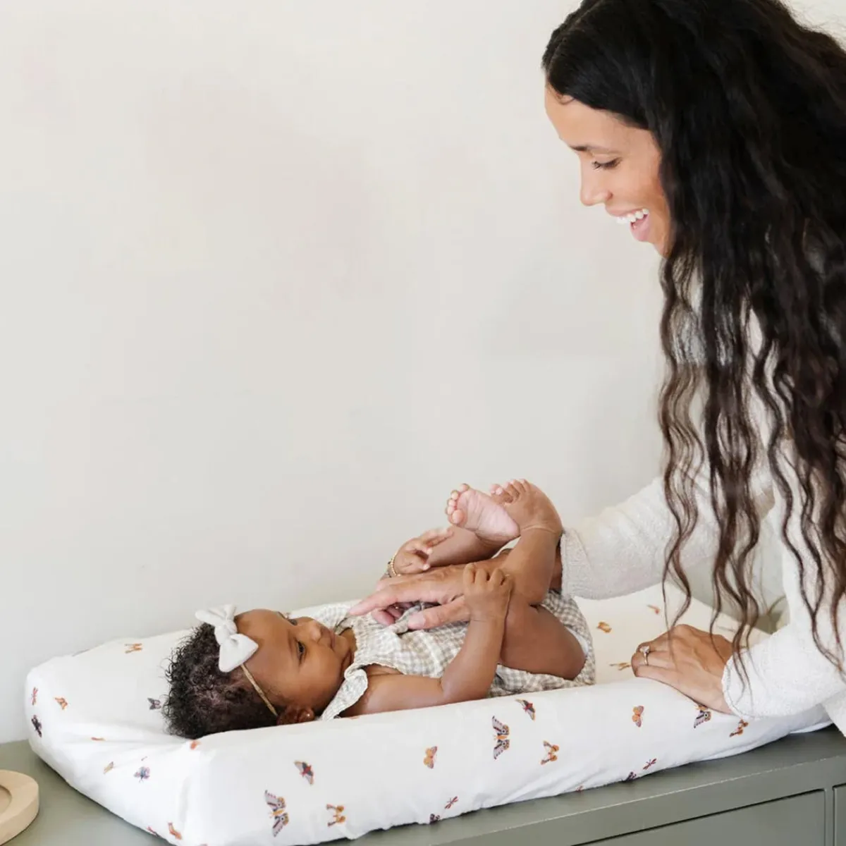 Changing Pads + Covers-Saranoni Minky Stretch Luxe Changing Pad Cover