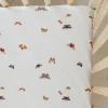 Crib Fitted Sheets-Saranoni Minky Stretch Luxe Crib Sheet