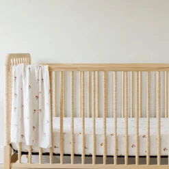Crib Fitted Sheets-Saranoni Minky Stretch Luxe Crib Sheet
