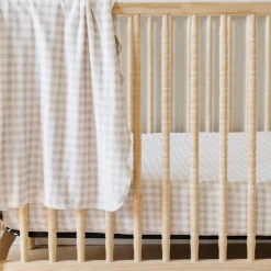 Crib Fitted Sheets-Saranoni Minky Stretch Luxe Crib Sheet