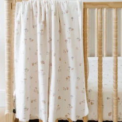 Crib Fitted Sheets-Saranoni Minky Stretch Luxe Crib Sheet