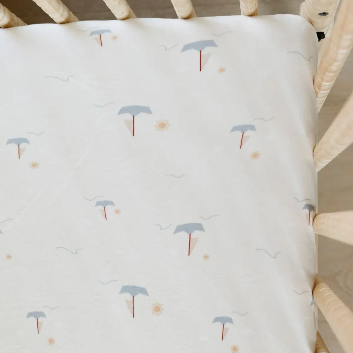 Crib Fitted Sheets-Saranoni Minky Stretch Luxe Crib Sheet