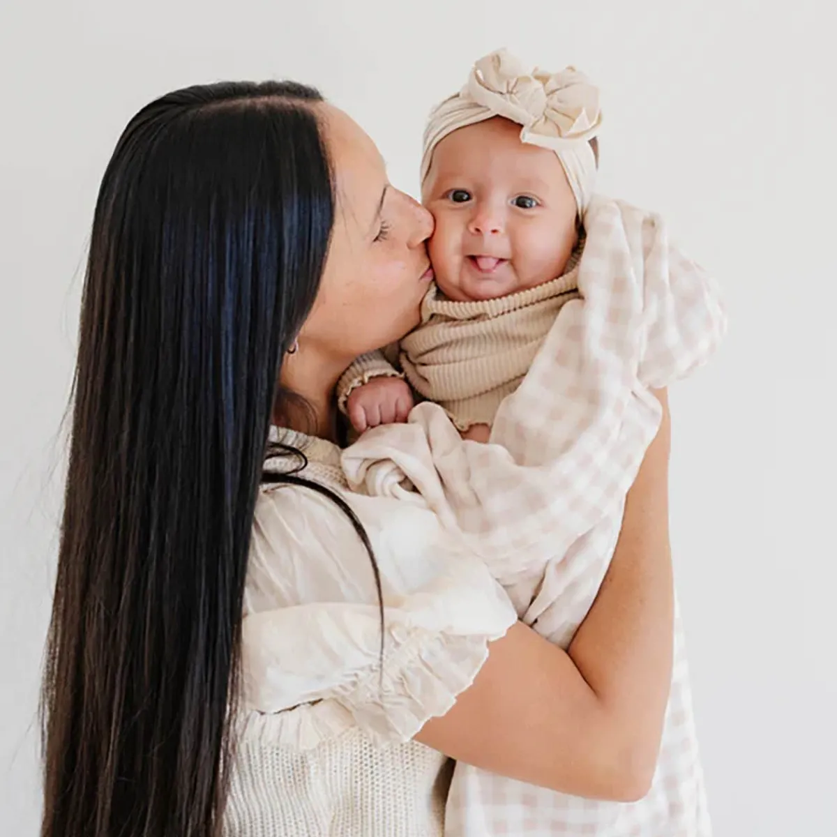 Blankets-Saranoni Minky Stretch Luxe Swaddle Blanket