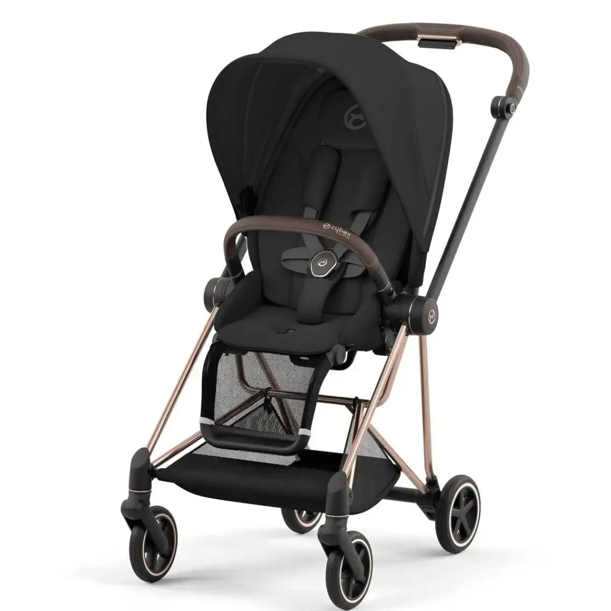 Travel Strollers-Cybex Mios 3 Stroller (Rose Gold Frame)
