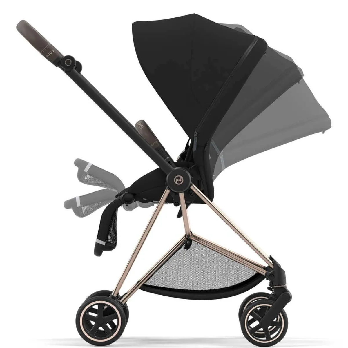 Travel Strollers-Cybex Mios 3 Stroller (Rose Gold Frame)