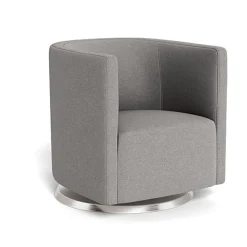 Gliders-Monte Design Mitchell Swivel Chair - Wool Fabric