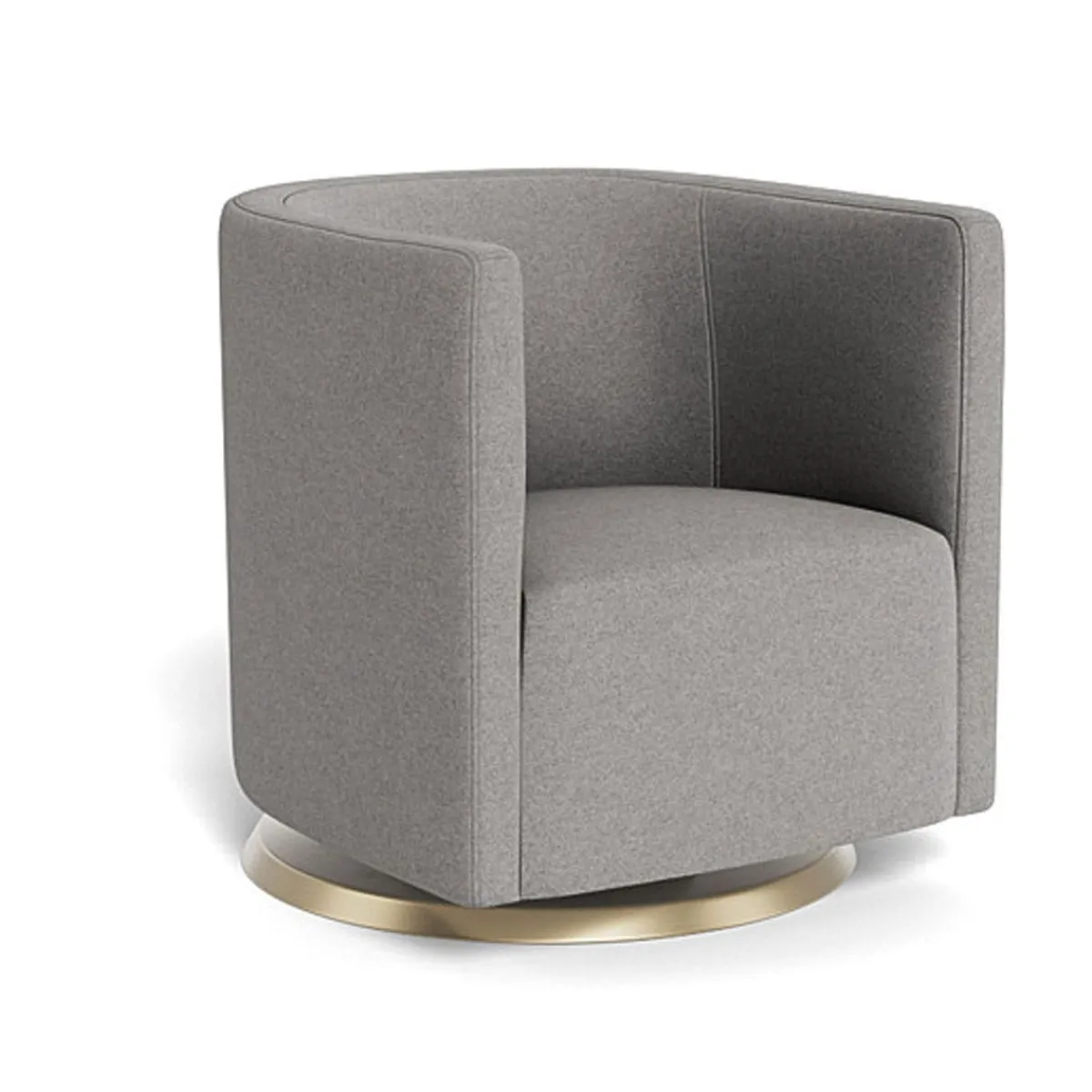 Gliders-Monte Design Mitchell Swivel Chair - Wool Fabric