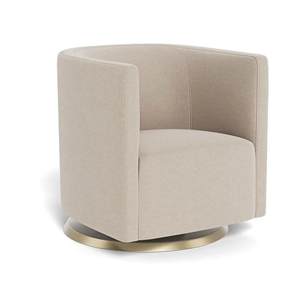 Gliders-Monte Design Mitchell Swivel Chair - Wool Fabric