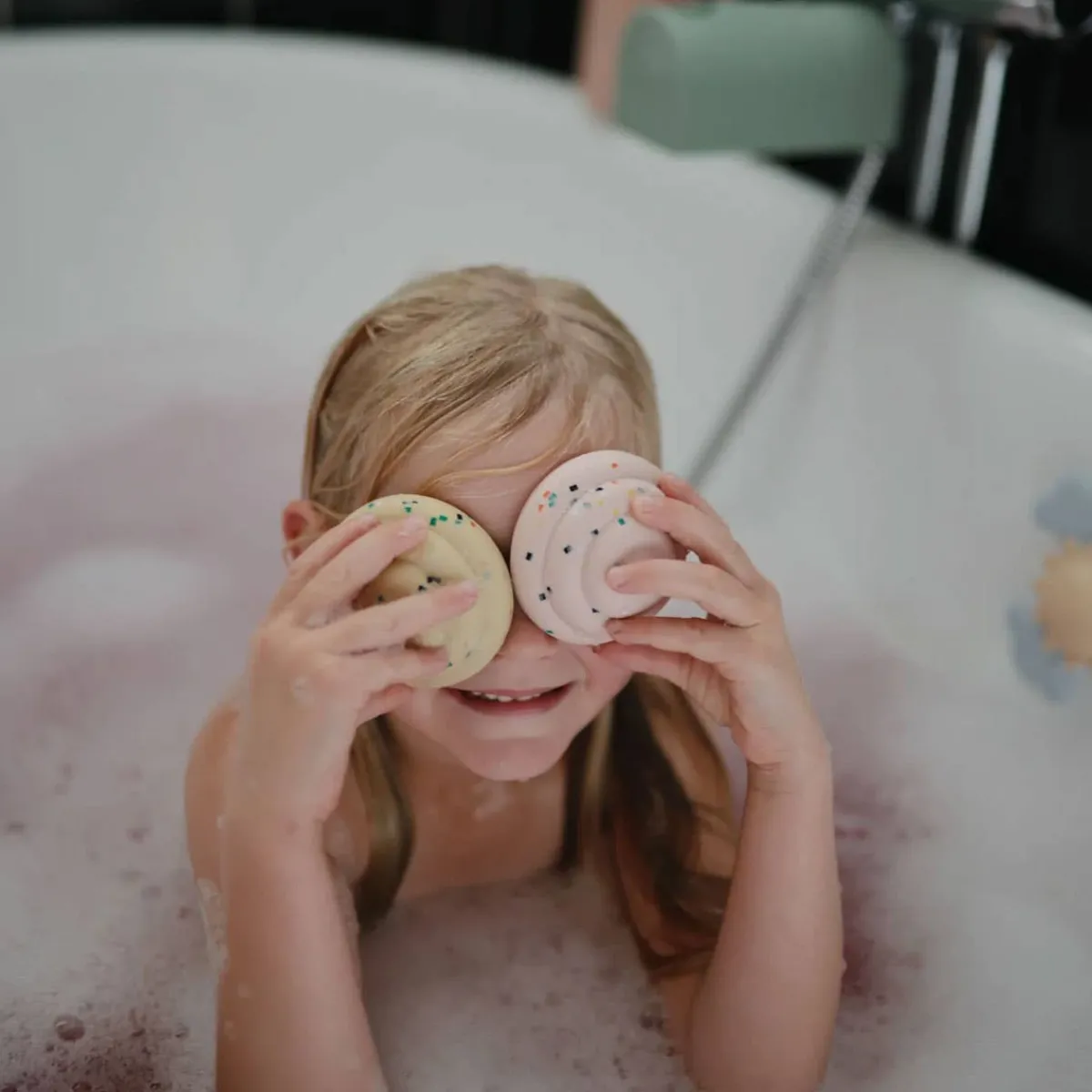 Bath Toys-Mushie Mix & Match Cupcake Toy