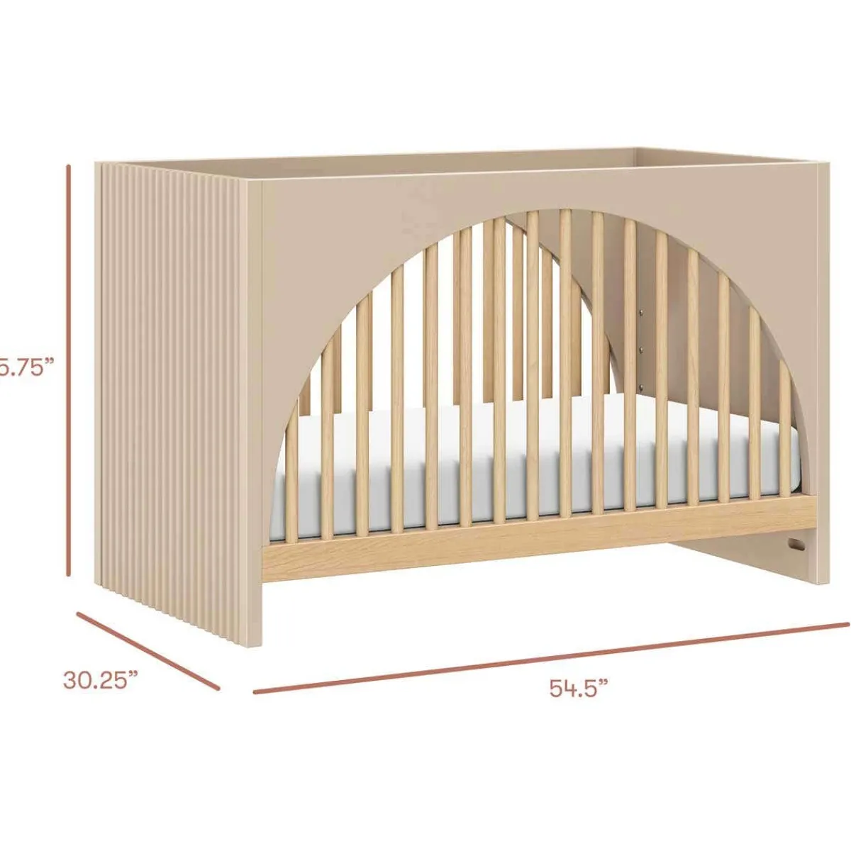Convertible Cribs-Babyletto Moab 3-in-1 Crib