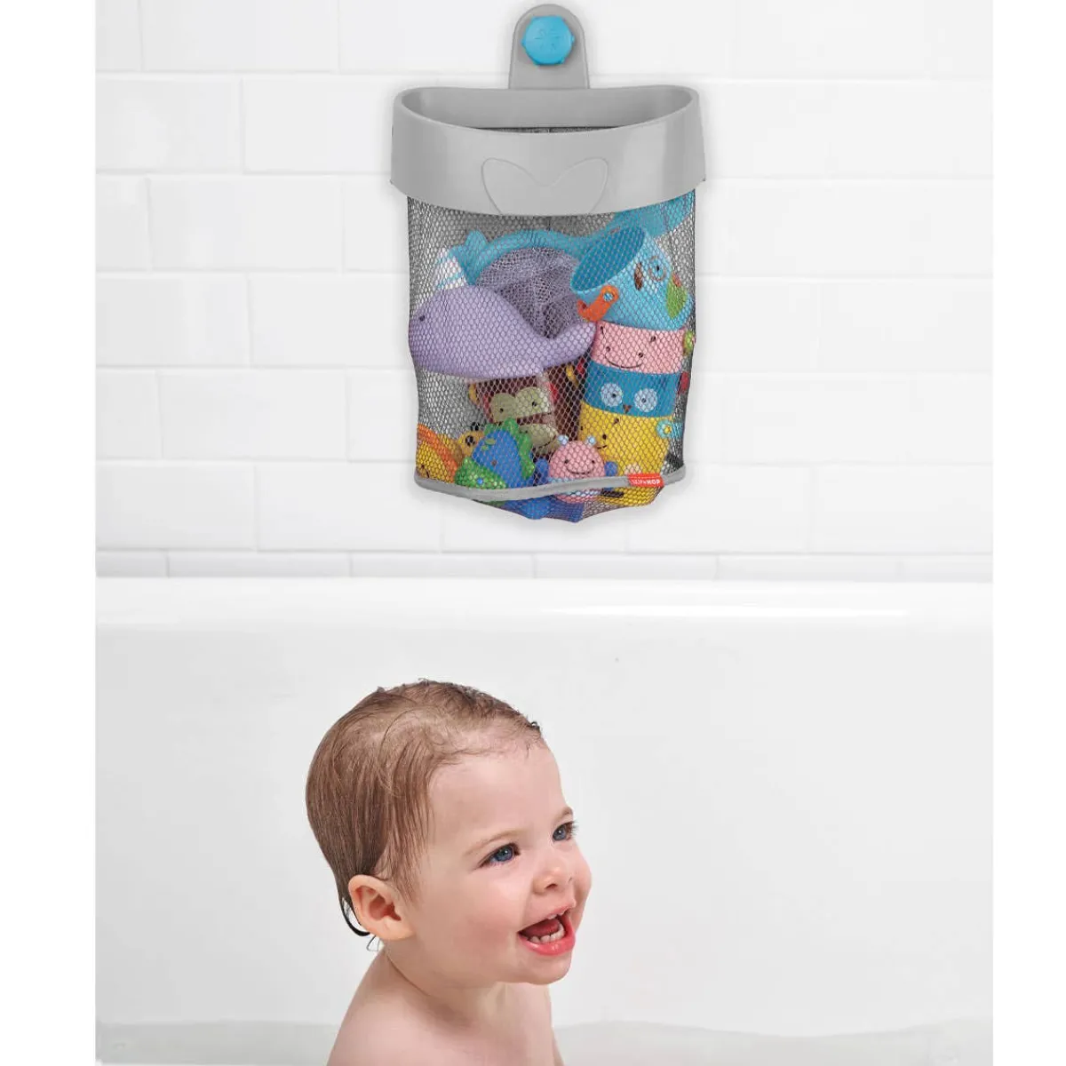 Bath Toys-Skip Hop Moby Bath Scoop Organizer
