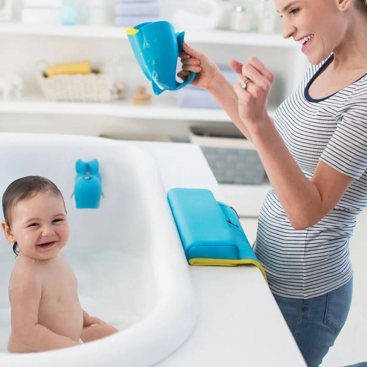 Drain + Faucet Covers-Skip Hop Moby Bath Spout Cover