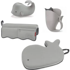 Bath Kneelers + Elbow Rests-Skip Hop Moby Bathtime Essentials Kit