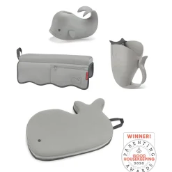 Bath Kneelers + Elbow Rests-Skip Hop Moby Bathtime Essentials Kit