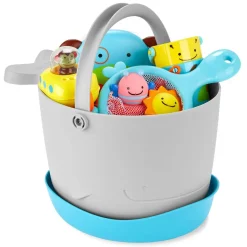 Bath Toys-Skip Hop Moby Fun-Filled Bath Bucket Gift Set