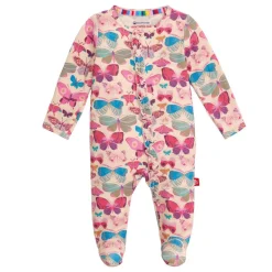Onesies|Sleepers-Magnetic Me Modal Magnetic Ruffle Footie