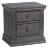 Nightstands-Pali Modena Night Stand - Distressed Granite