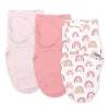 Blankets|Sleep Sacks + Wraps-Swaddle Me by Ingenuity Monogram Collection Swaddle (3 Pack)