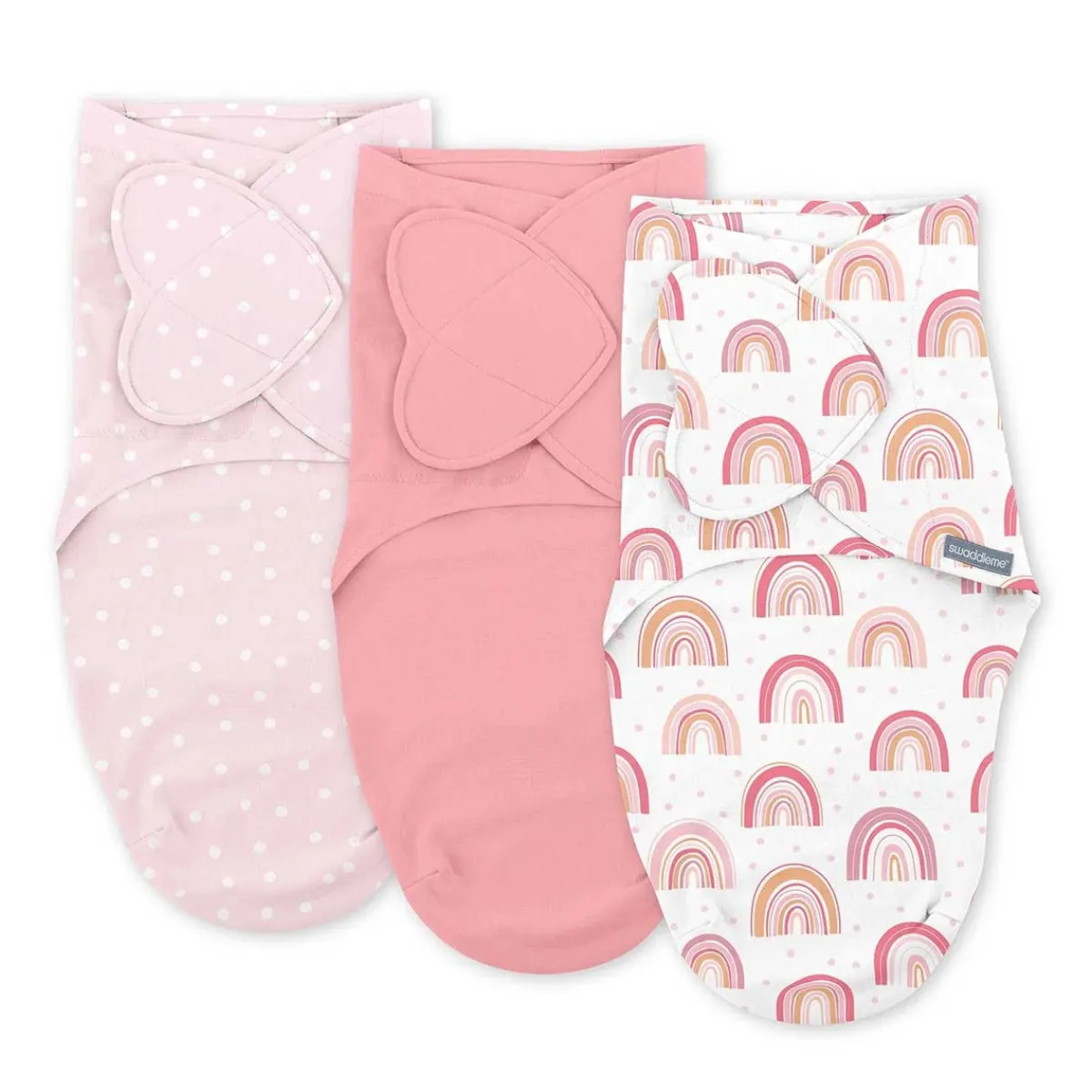 Blankets|Sleep Sacks + Wraps-Swaddle Me by Ingenuity Monogram Collection Swaddle (3 Pack)