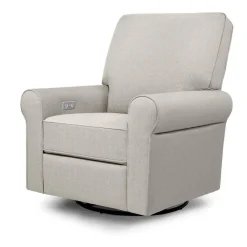 Motorized Gliders|Gliders-Monogram by Namesake Monroe Pillowback Power Recliner