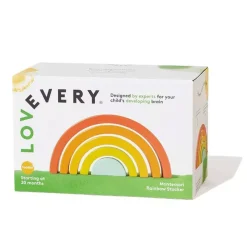 Wooden Toys|Stack + Nest Toys-Lovevery Montessori Rainbow