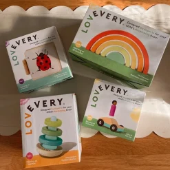Wooden Toys|Stack + Nest Toys-Lovevery Montessori Rainbow
