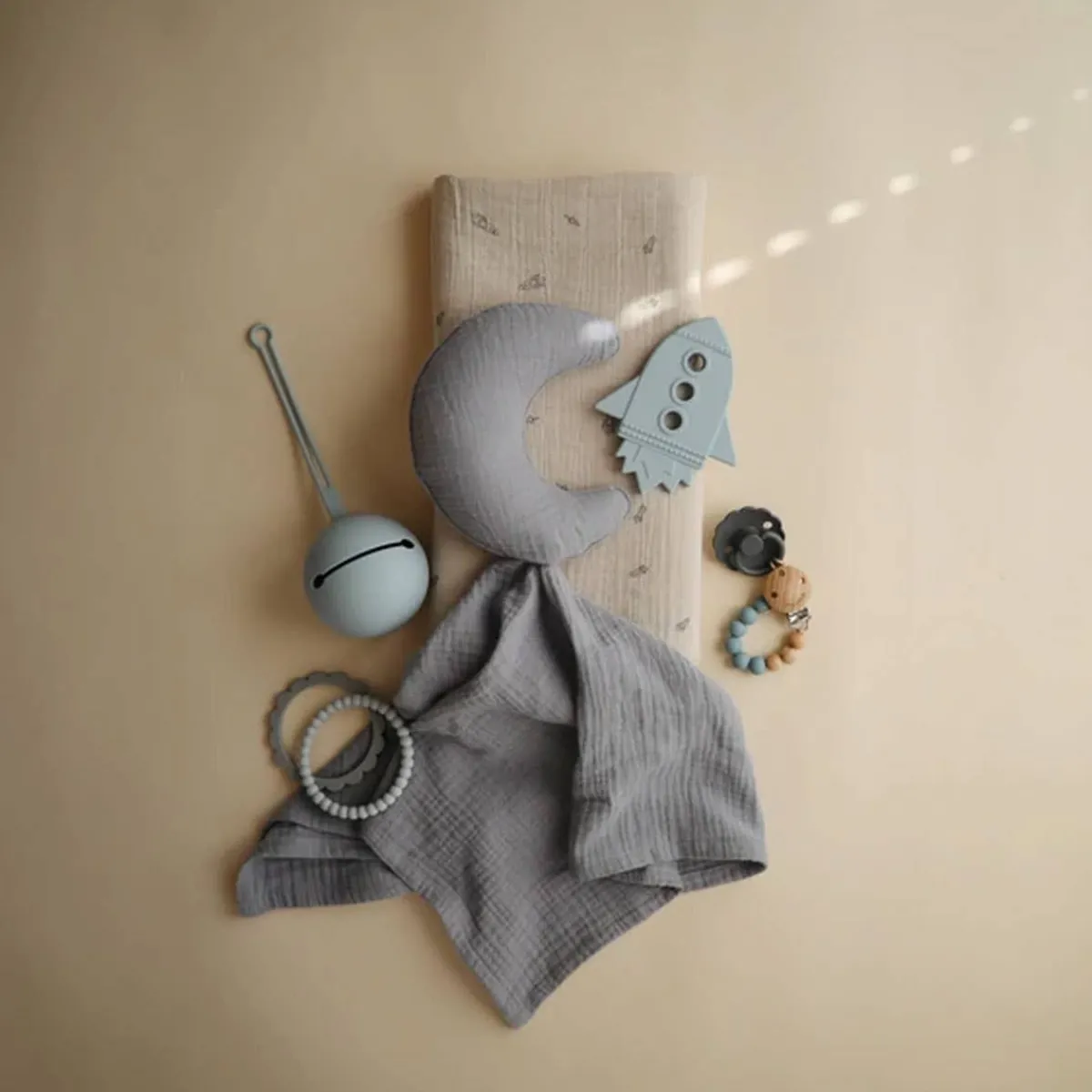 Loveys|Blankets-Mushie Moon Lovey