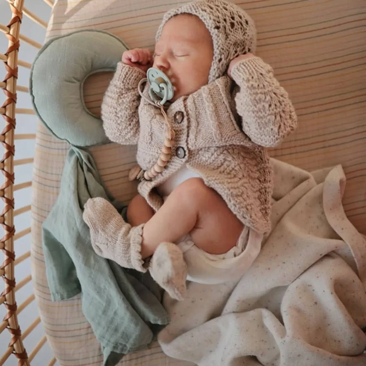 Loveys|Blankets-Mushie Moon Lovey