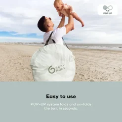 Uv Sun Protection Canopies|Travel Gear-BabyMoov Moov & Protect Green Lagoon