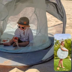 Uv Sun Protection Canopies|Travel Gear-BabyMoov Moov & Protect Green Lagoon