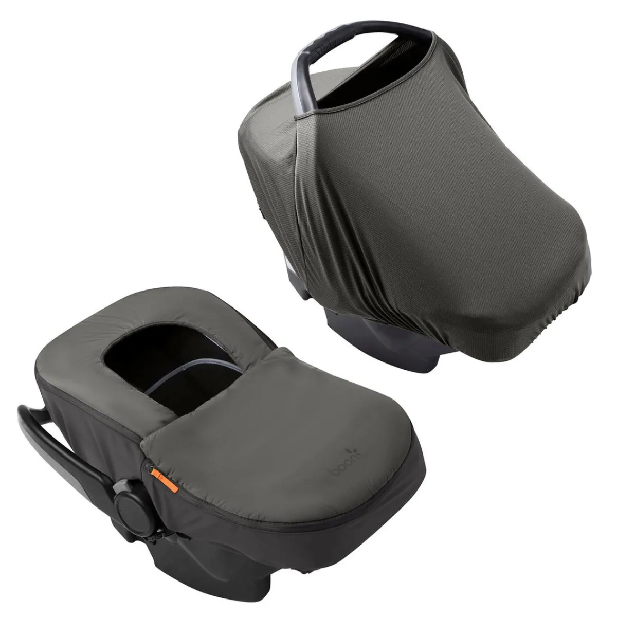 Nursing Scarves|Car Seat Accessories-Boon Inc. Morph Car Seat Cover Charcoal
