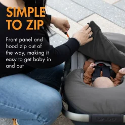 Nursing Scarves|Car Seat Accessories-Boon Inc. Morph Car Seat Cover Charcoal