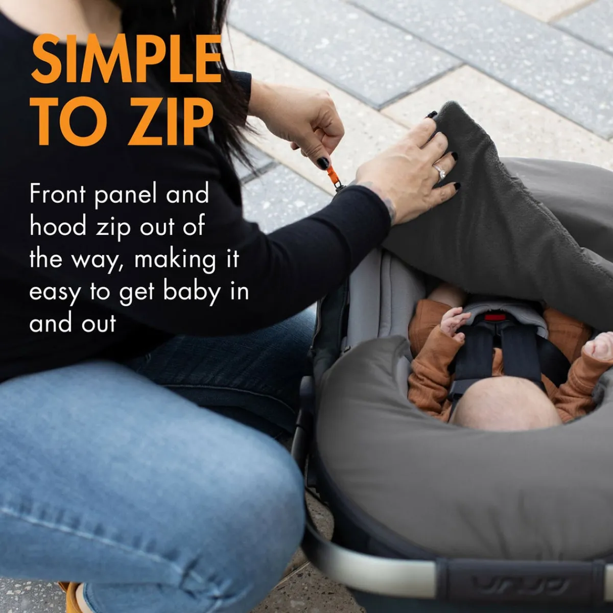 Nursing Scarves|Car Seat Accessories-Boon Inc. Morph Car Seat Cover Charcoal