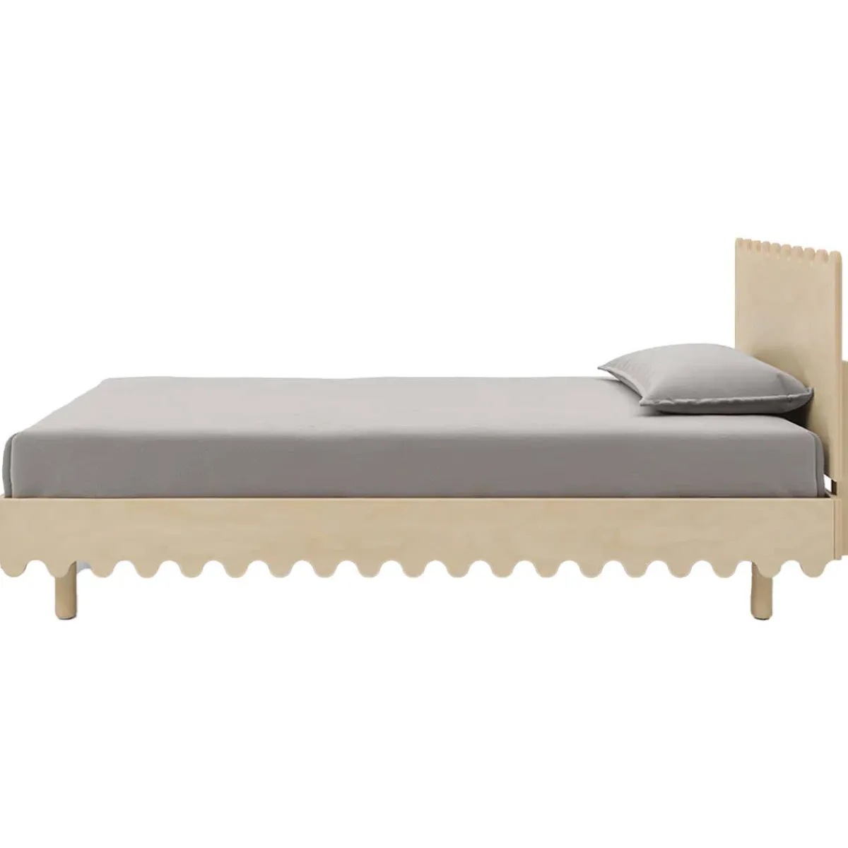 Twin Beds + Trundles-Oeuf Moss Twin Bed