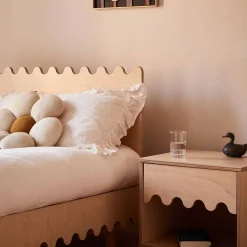 Twin Beds + Trundles-Oeuf Moss Twin Bed