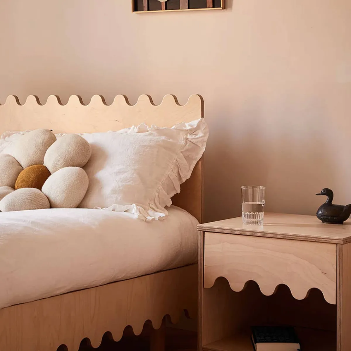 Twin Beds + Trundles-Oeuf Moss Twin Bed