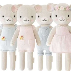 Knit Animals-cuddle + kind Mouse Big Knit Doll