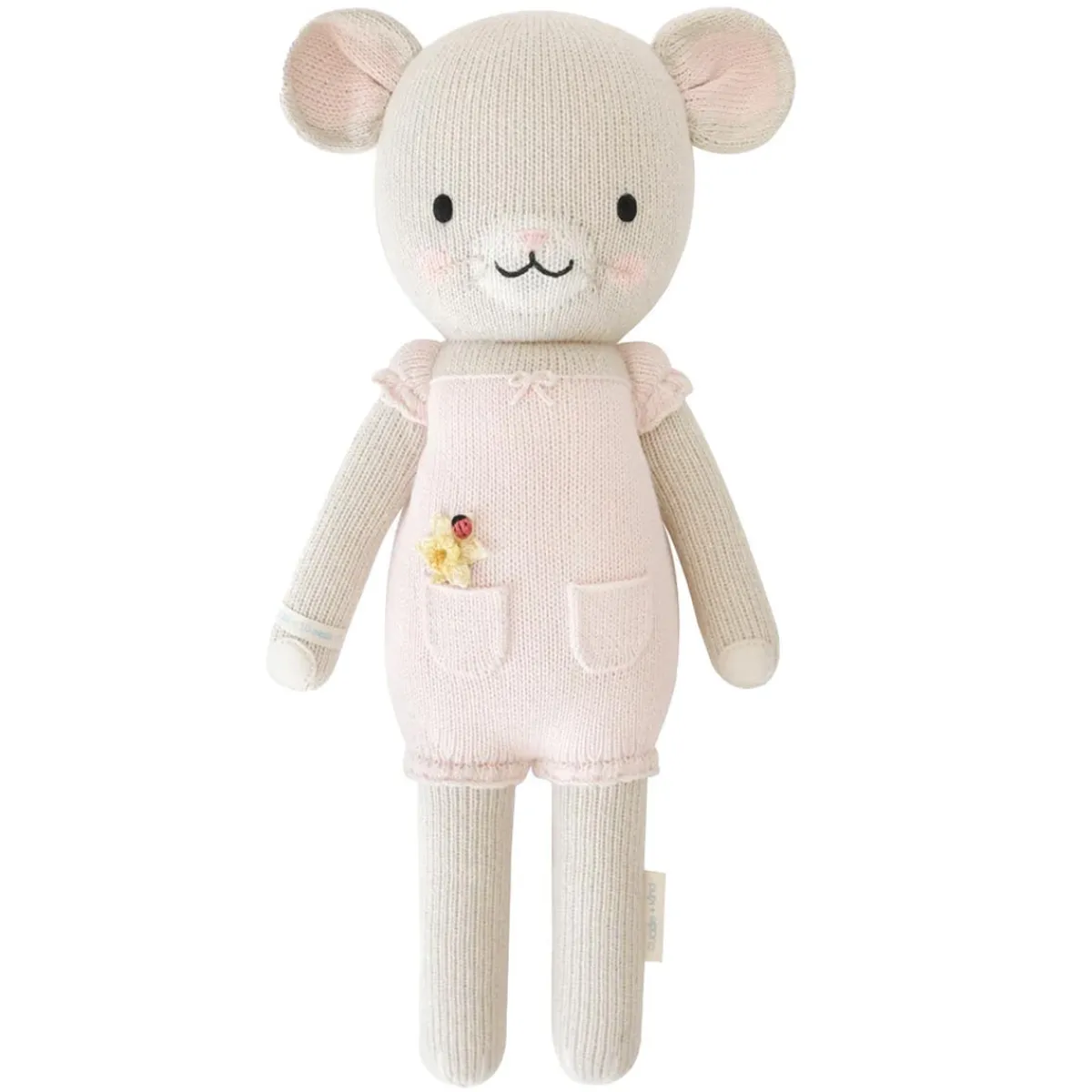 Knit Animals-cuddle + kind Mouse Big Knit Doll