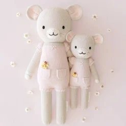 Knit Animals-cuddle + kind Mouse Big Knit Doll