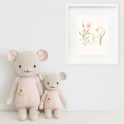 Knit Animals-cuddle + kind Mouse Big Knit Doll
