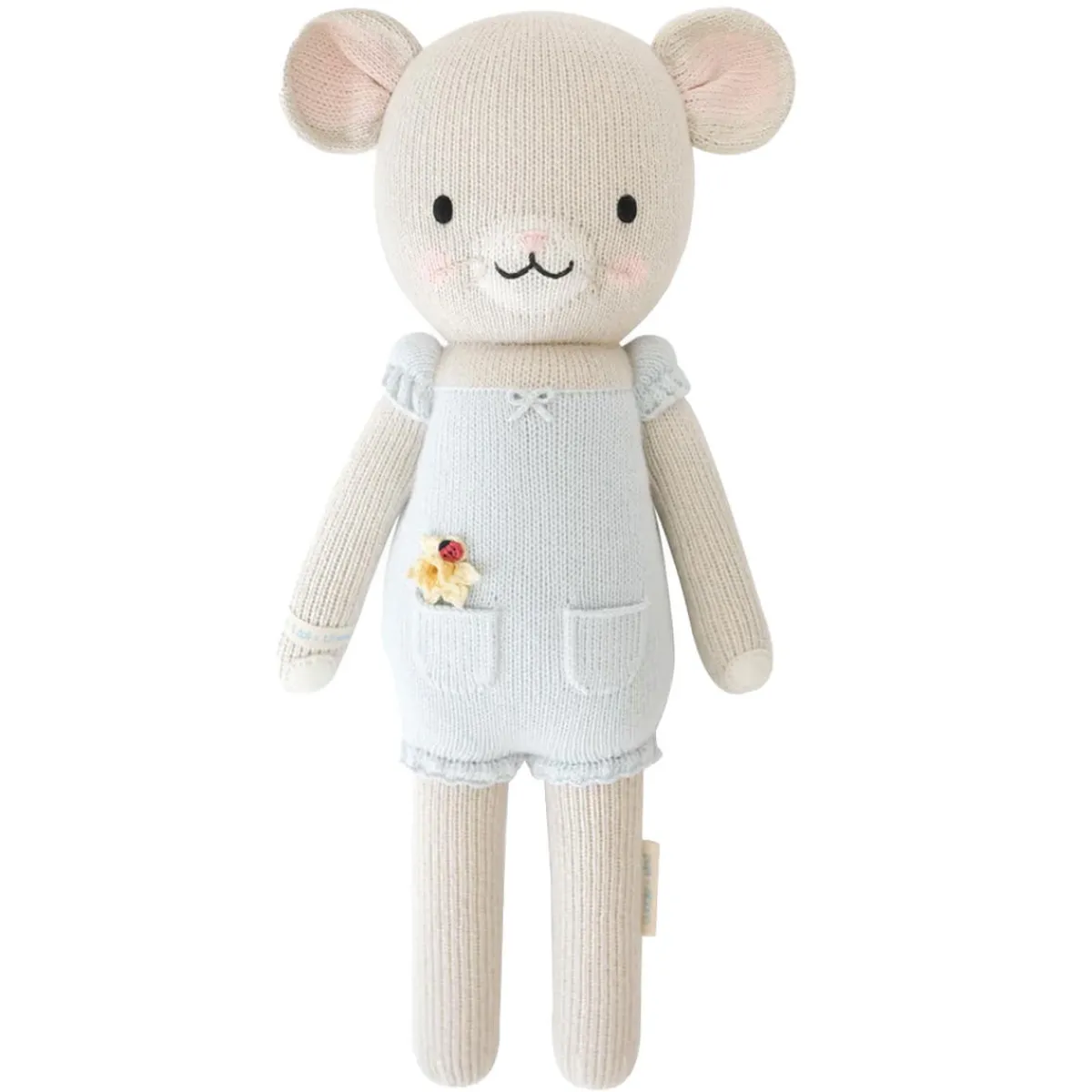 Knit Animals-cuddle + kind Mouse Big Knit Doll